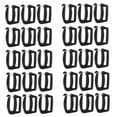 thumbnail image 6 of HIAKDOFT G-Shaped Plastic Replacement Clips 60Pcs for Backpack and Luggage in Black, 6 of 8