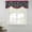 Pink, variant on Zebra Printed Tie Up Valance Curtains for Windows, Kitchen Curtains Window Treatments, Modern Geometric Balck White Stripes Short Window Shades Valances for Bedroom Bathroom Cafe 42"x18"