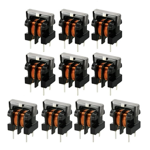 10Pcs Toroid Magnetic Inductor Monolayer Wire Wind Wound 25mH Inductance Coil