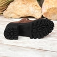 thumbnail image 4 of Wensltd Women's Breathable High Heel Shoes Comfortable Walking Shoes Round Toe Soft Sole Casual Shoes Lightweight Coffee, 4 of 9