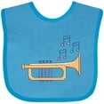 thumbnail image 3 of Inktastic Trumpet Marching Band Musician Boys or Girls Baby Bib, 3 of 4