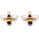 thumbnail image 2 of 10 colgantes de abejas de aleación esmaltada, adornos colgantes de abejas, accesorios de joyería coloridos, 2 of 3