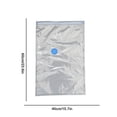 thumbnail image 3 of LEEYNEER Sacs de Rangement sous Vide - Sacs de Rangement sous Vide Économiseurs d'Espace Sacs de Rangement Réutilisables pour Vêtements Sacs Scellés sous Vide pour Vêtements Couettes Couvertures Literie Sacs de Rangement sous Vide Pompe Non Intégrée, 3 of 8