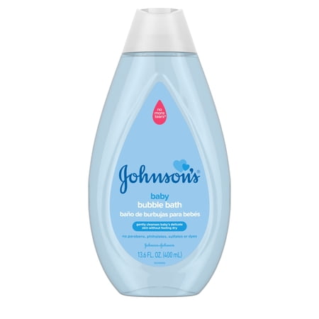 Johnson's Gentle Tear-Free Baby Bubble Bath, Paraben-Free, Hypoallergenic, 13.6 fl. oz (Pack of 3)