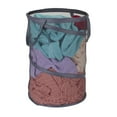 thumbnail image 6 of Household Essentials Pop-Up Mesh Laundry Hamper, Springform Steel Frame, Mesh Lining for Air Circulation, Large Capacity, Easy Set-Up, Compact Storage, Charcoal, 6 of 6