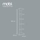 thumbnail image 4 of Mobi Esquinero 40 cm de Madera Sara Nogal y Blanco Mobi Muebles Moderno, 4 of 4