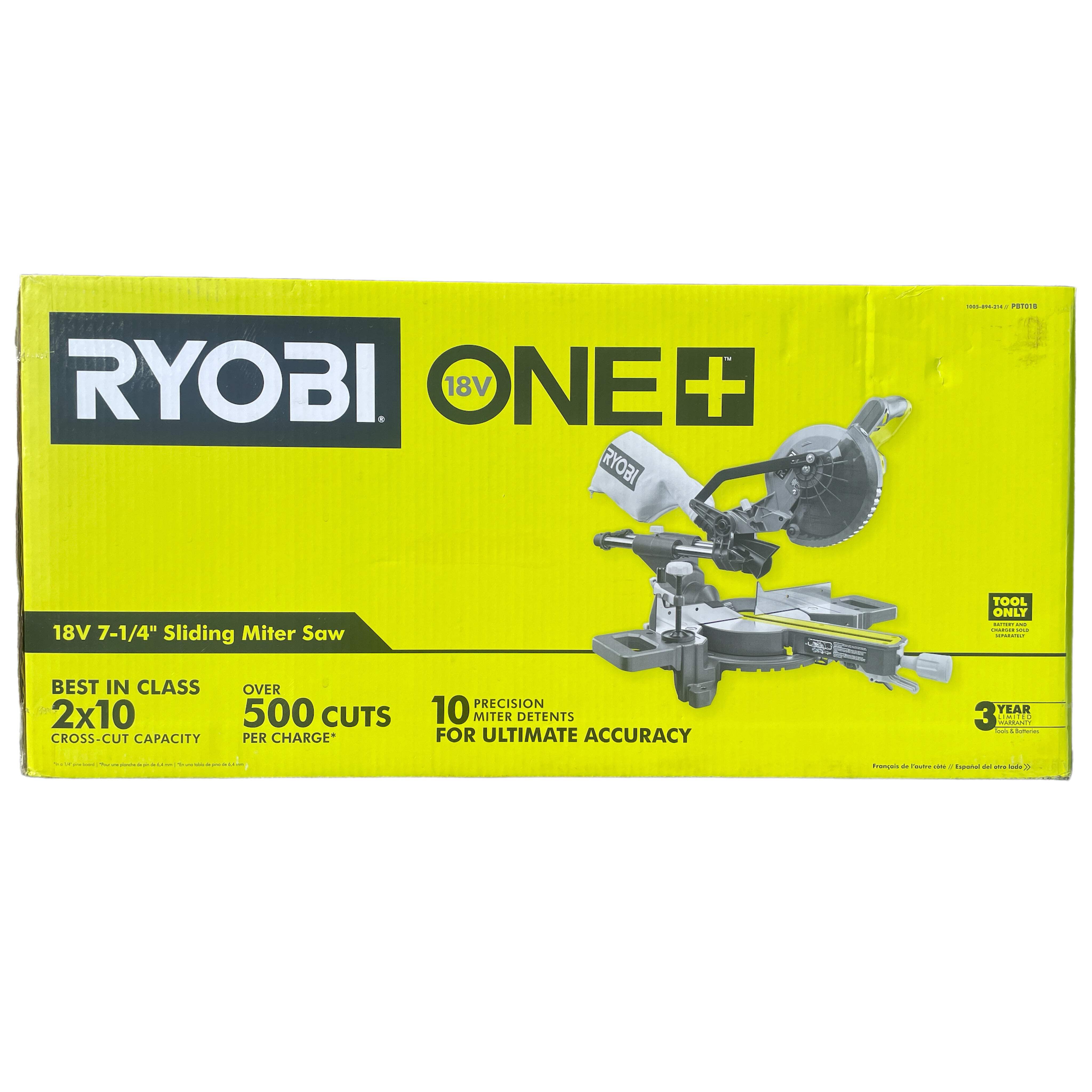 18V ONE 7-1/4" Sliding Compound Miter Saw