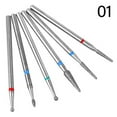 thumbnail image 4 of Jiaroswwei 6Pcs Emery Rotary Nail Art Drill Bits Manicure Pedicure Gel Polish Removal Tool, 4 of 7