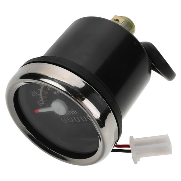 MERRYHAPY Motorcycle Speedometer Tachometer Mechanical Dual Scale Multi-Color Instrument Gauge for Motorbike