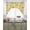 Beige, variant on Farmhouse Daisy Swag Curtains for Living Room/Bedroom Windows, Spring Watercolor Yellow White Floral Beige Kitchen Curtains and Valances Set 36 Inch Length, Swags Valance Curtain Panels
