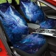thumbnail image 4 of Chririnla Car Front Seat Cover Set of 2, Art Wolf Design Auto Universal Interior Accessories, Breathable Automobile Seat Cover for Cars Truck Van SUV, 4 of 7