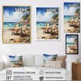 thumbnail image 4 of Designart "Beach Sandy Charm III" Nautical & Beach Floater Framed Canvas Print, 4 of 7
