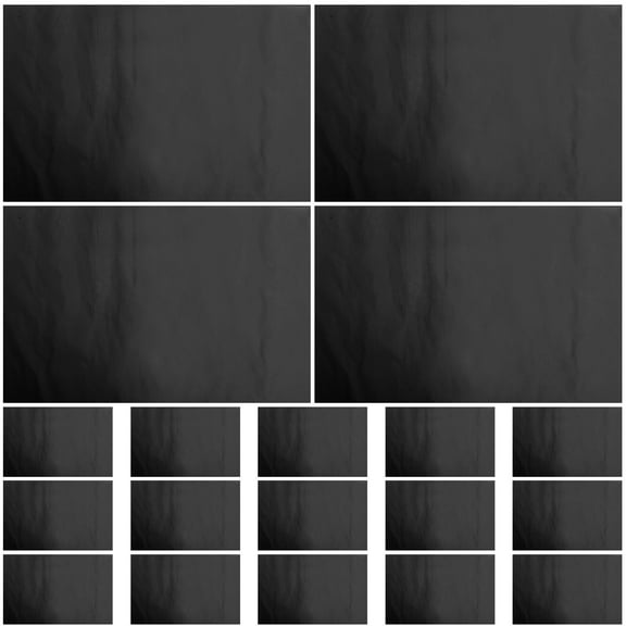 CHICHUMID Flower Wrap Floral Paper Black 40Set 29.5X19.7in