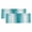 Turquoise, variant on 2 Panels Dark Blue White Ombre Valance for Windows, Abstract Art Modern Blue Gradient Light Filtering Kitchen Curtains, Rod Pocket Window Treatment Curtain Valances for Living Room Bedroom, 54"x18"