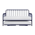 thumbnail image 3 of Lexicon Constance Modern Metal Lift-Up Trundle Twin Daybeds Navy Blue, 3 of 5