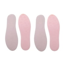 Unique Bargains 2 Pair Memory Foam Shoe Inserts 7 Pink Gray