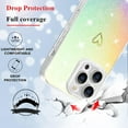 thumbnail image 2 of Compatible with iPhone 14 Pro Max Case Luxury Shiny Laser Cute Love Heart Flexible Glitter Soft Silicone Cover Shockproof Camera Protection Bling Case for iPhone 14 Pro Max Women Girls, 2 of 7