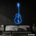 thumbnail image 3 of Craftnamesign Guitar Neon LED Sign, Guitar Shop Decor, Guitarist Gifts, 3 of 4