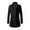 Black, variant on Lovskoo 2024 Mens Trench Coat Winter Pea Coat Oversized Warm Lapel Work Business Jacket Outerwear Coffee