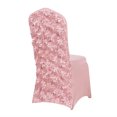 thumbnail image 6 of Efavormart 20 PCS Satin Rosette Dusty Rose Stretch Banquet Spandex Chair Cover Dinning Event Slipcover For Wedding Party Catering, 6 of 10