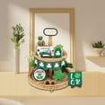 thumbnail image 2 of WMGHA 17 Piece St. Patrick's Day Tiered Tray Decor Set Green Shamrock Gnome St. Patrick Day Wood Sign Decorations Rustic Farmhouse Wood Leprechaun Decor for Home Party, 2 of 5