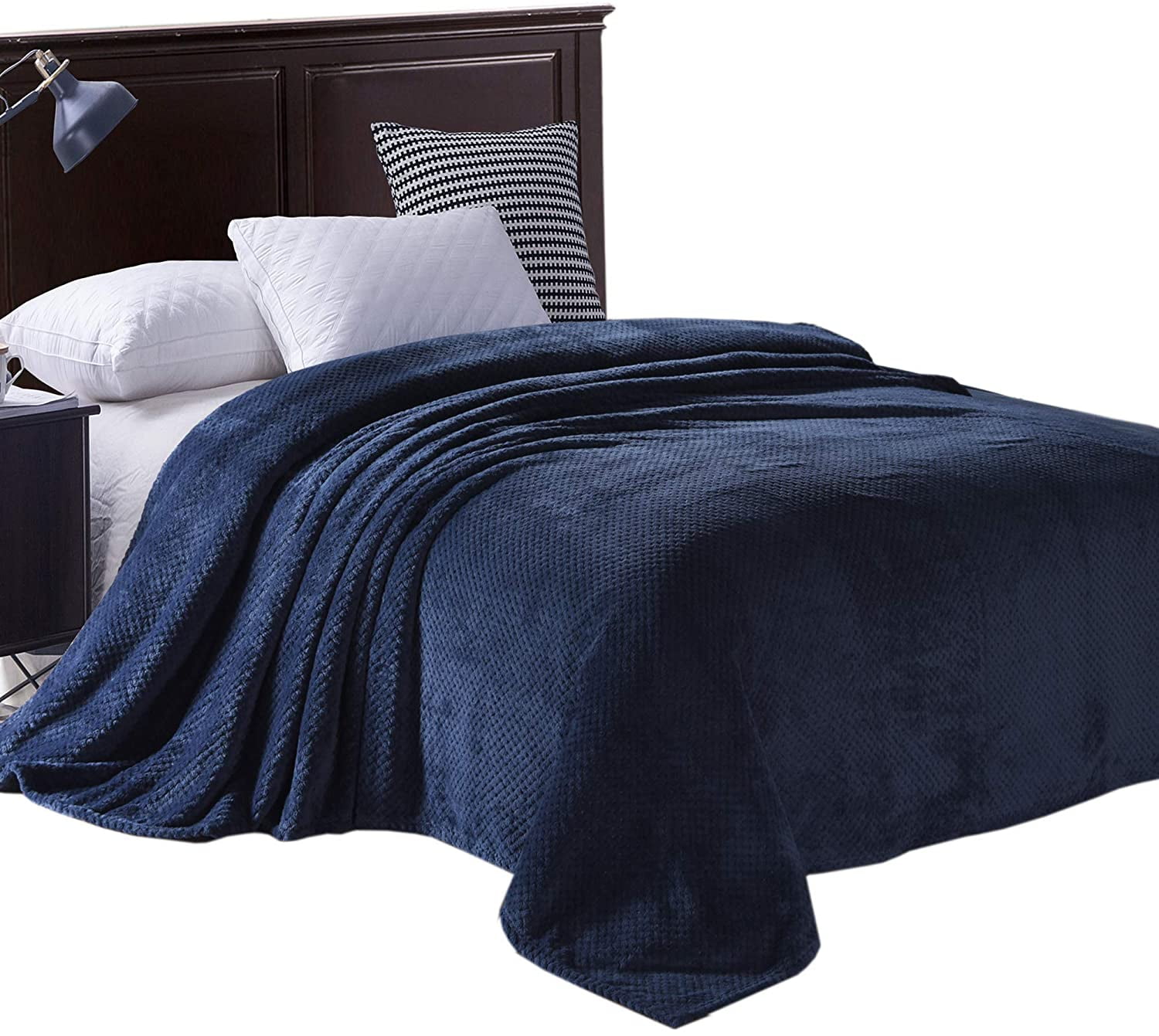 Details about   Electric Heated Throw Navy Over Under Blanket Fleece Bed Washable Soft Mattress 