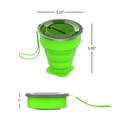 Collapsible Camping Cups BPA Free, FDA Approved Reusable 6 Oz Drink