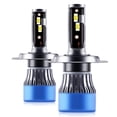 thumbnail image 1 of Yeacher 2Pcs IP68 Waterproof Car LED Headlight Bulbs LED Driving Lamp All-in-one Conversion Kit 50W, 1 of 8