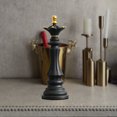 thumbnail image 3 of JHGoosa Chess Kinges Queen Knight Statue Sculpture Decoration Items Family House Decoration, 3 of 6