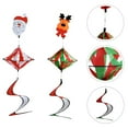 thumbnail image 2 of Raindrops Christmas Santa Claus Elk Hanging Curlie Windsock - Garden/Outdoor Decoration, 2 of 5