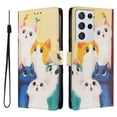 thumbnail image 1 of FOXDOCK Funda Tipo Cartera para Samsung Galaxy S21 Ultra con Soporte y Correa – Diseño de Patrones Lindos, 1 of 5