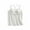 White, variant on Womens Chiffon Camisole Tops for Women Built in Bra Criss Cross Tank Tops Black,S
