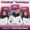 thumbnail image 3 of ComfyNap® Versatile Travel Neck Pillow for Airplane [Patented], 9 Positions in 3 Techniques, Plane Pillow with Pure Memory Foam, Travel Pillow with HeadRest Flight Sleep, Travel Essential - Mercury, 3 of 5