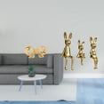 thumbnail image 2 of Tirador De Latón Con Forma De Lazo Para Muebles, Cajón De Cocina, Armario, Cómoda, Baño, Figura De Conejito, Estatua, Escritorio, Centro De Mesa, Adorno, Escultura De Animal, Decoración De, 2 of 8