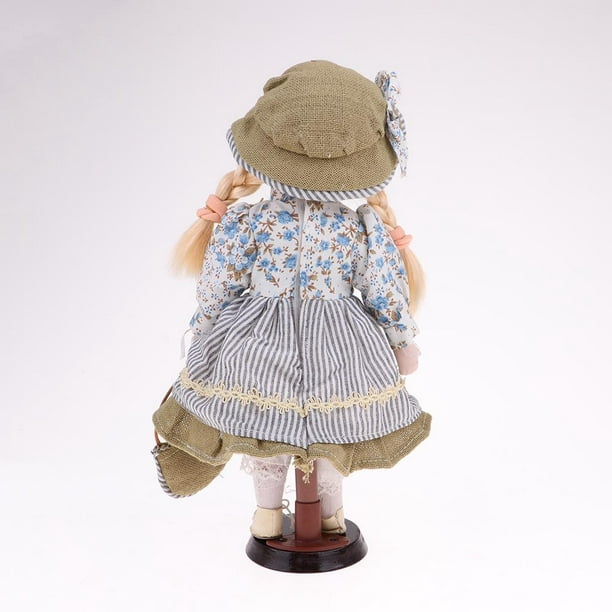 s Model Porcelain Girls Dolls in 30cm Dress Clothes Gifts for Children 