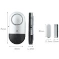 thumbnail image 1 of Alarma Para Ventana De Puerta, Seguridad Para El Hogar, Sensor Magnético Inalámbrico, Alarma Antirrobo 125Db Con Baterías Para Tienda De Hotel Scienceny AF000882-00, 1 of 6