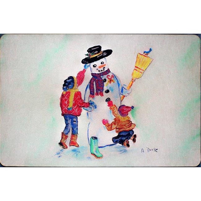 Betsy Drake DM903 Snowman Door Mat, Small