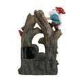 thumbnail image 6 of CoSoTower 8.3X4.7X13.8" Decorative Woodland Gnome Water Fountain with LED Light, Brown, 6 of 9