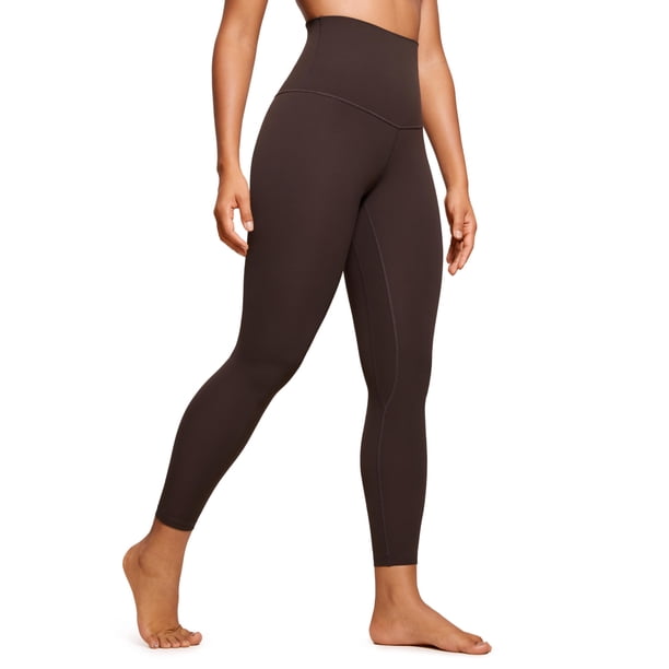Pantalones CRZ YOGA Butterluxe tiro alto 25" marrón XS