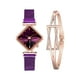 thumbnail image 1 of Relojes de pulsera para mujer, reloj de diamantes para mujer, pulsera de moda, personalidad, conjunto de combinación de moda, reloj de cuarzo, 1 of 2