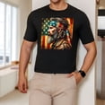 thumbnail image 4 of Black and white color and large size T-shirt, 4 of 7