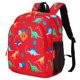 thumbnail image 2 of Mochila JinBeryl para niños pequeños con diseño de dinosaurio de 12 pulgadas, color rojo, 2 of 7