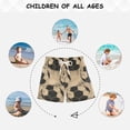 thumbnail image 6 of Retro Style Football Patterns Swim Trunks Board Shorts Beach Pants Bathing Bottoms M, 6 of 8