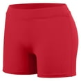 thumbnail image 2 of Augusta Sportswear Women's Enthuse Volleyball Short, Red, XS, 2 of 2