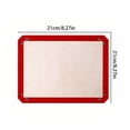 thumbnail image 4 of Silicone Fiber Baking Mat with Buckle,Corners Snap to Form Baking Tray,Foldable Camp Kitchen Organizer Tray,Leakproof Non-Stick Oven Liner, 4 of 9