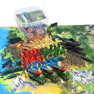 JA-RU - Team Xtreme Soldiers, 50-Piece Plastic Army Men Toy Set