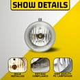 thumbnail image 2 of For 05-10 Jeep Grand Cherokee Chrysler 300 Dodge Fog Lights Clear Lens Lamp Pair, 2 of 10