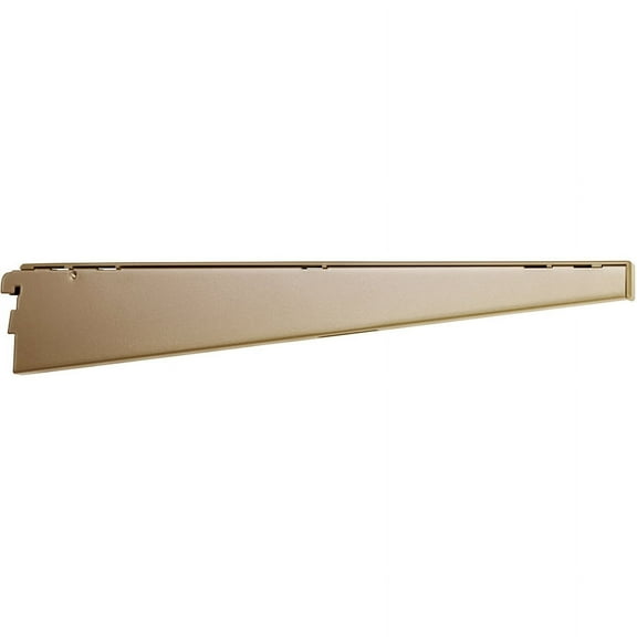 0323-16SG Knape & Vogt Closet Culture 16 Satin Gold Shelf Bracket