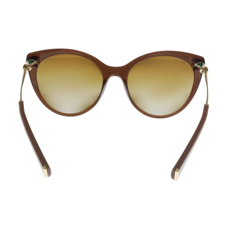 Bulgari BV8195KB 5431T5 Light Brown Cat Eye Sunglasses for  display picture 3