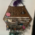 thumbnail image 7 of Naierhg Unique Design Wooden Hanging Display Rack for Earrings & Necklaces, Eco-Friendly Compact Wall Jewelry Organizer with Tangle-Free Storage, Perfect Gift for Home Decor, 7 of 7